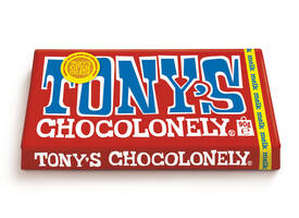 Chocolade Tony's Chocolonely melk reep 90 gram
