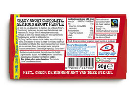 Chocolade Tony's Chocolonely melk reep 90 gram