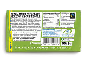 Chocolade Tony's Chocolonely puur amandel zeezout reep 90 gram