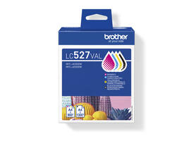 Inktcartridge Brother LC-527 zwart + 3 kleuren