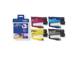Inktcartridge Brother LC-527 zwart + 3 kleuren