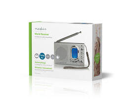 Wereldradio Nedis met wekker RDWR1000GY