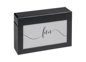 Fotobox walther design Fun 10x15cm 100 foto's zwart