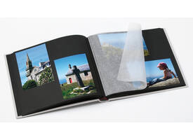 Fotoalbum walther design Black & White 30x30cm 25vel zwart