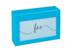Fotobox walther design Fun 10x15cm 100 foto's oceaan blauw