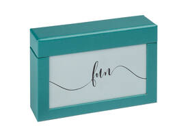 Fotobox walther design Fun 10x15cm 100 foto's petrol groen