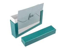 Fotobox walther design Fun 10x15cm 100 foto's petrol groen