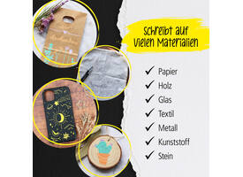 Acrylmarker Online lettering 5 breedtes goud