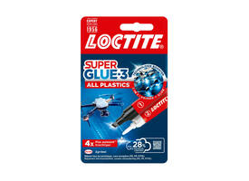 Secondenlijm Loctite All Plastic 2gram + 4 ml