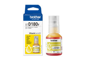 Navulinkt Brother BT-D180Y geel