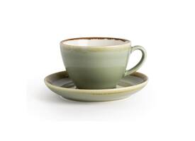 Cappuccinokopje Olympia Kiln 340ml 6 stuks mosgroen