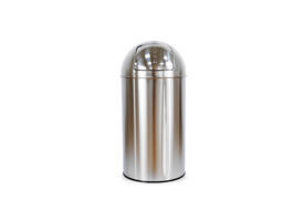 Afvalbak BRASQ Push Bin PB230+ 30 liter rvs