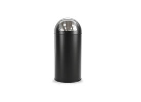 Afvalbak BRASQ Push Bin PB230+ 30 liter zwart