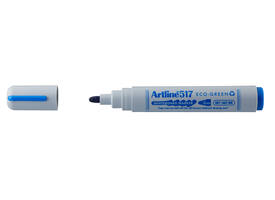 Whiteboardmarker Artline 517  Dry Safe Eco rond medium blauw
