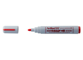 Whiteboardmarker Artline 517 Dry Safe Eco rond medium rood