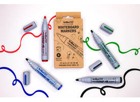Whiteboardmarker Artline 517 Dry Safe Eco rond medium ass 4 stuks