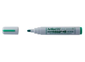 Whiteboardmarker Artline 517 Dry Safe Eco rond medium groen