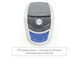 Papiervernietiger Leitz IQ OptiMax 350 Small Office P5 snippers 2x15mm