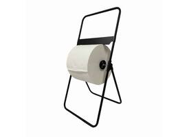Poetspapierdispenser Euro Products V1 vloerstandaard zwart 438305
