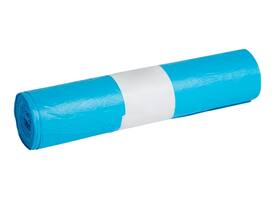 Afvalzak Propsac HDPE T23 58x100cm 70L blauw rol à 25 stuks