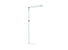 Vloerlamp MAUL Senja LED beweging- daglichtsensor dimbaar wit
