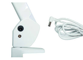 Loeplamp MAUL Source LED dimbaar met tafelklem lens 126 cm2 wit