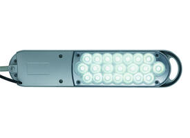 Bureaulamp MAUL Atlantic LED met tafelklem zilver