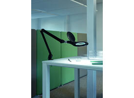 Loeplamp MAUL Makro LED met tafelklem lens 144 cm2 zwart