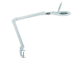 Loeplamp MAUL Makro LED met tafelklem lens 144 cm2 wit