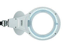 Loeplamp MAUL Makro LED met tafelklem lens 144 cm2 wit