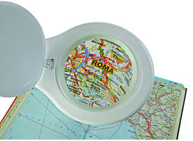 Loeplamp MAUL Makro LED met tafelklem lens 144 cm2 wit