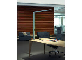 Werkpleklamp tafelklem MAUL Sirius LED beweging- daglichtsensor dimbaar zilver