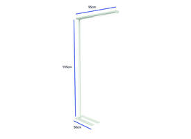 Vloerlamp MAUL Jet LED hoog 195cm wit