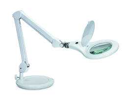 Loeplamp MAUL Makro LED met voet lens 144 cm2 wit