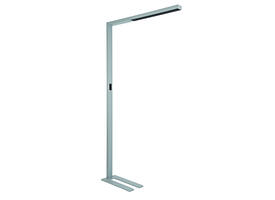 Vloerlamp MAUL Sirius LED beweging- daglichtsensor dimbaar zilver