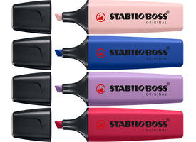 Markeerstift STABILO Boss Wildflower display klein assorti