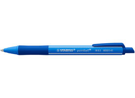 Balpen STABILO pointball colorful medium blauw