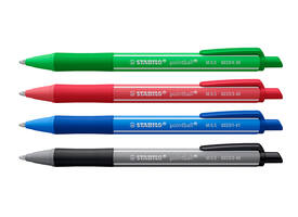 Balpen STABILO pointball colorful medium assorti