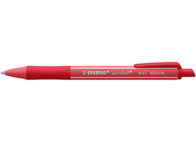 Balpen STABILO pointball colorful medium rood