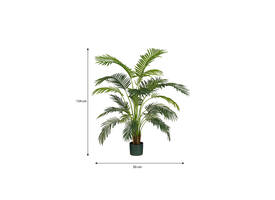 Kunstplant Mica Areca palm in pot groen waterproof