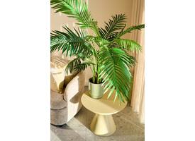 Kunstplant Mica Areca palm in pot groen waterproof