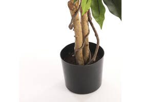 Kunstplant Mica Ficus groen in plastic pot Ø85 150cm