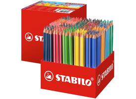 Kleurpotloden STABILO 203 Trio dik assorti classpack à 300 stuks