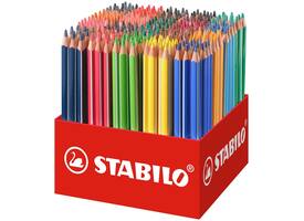 Kleurpotloden STABILO 203 Trio dik assorti classpack à 300 stuks