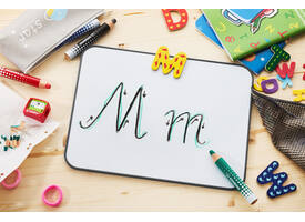 Whiteboardpotlood STABILO MARKdry incl 2 slijpers blauw classpack 30st