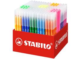 Viltstift STABILO Trio A-Z 378 fijn assorti classpack à 240 stuks