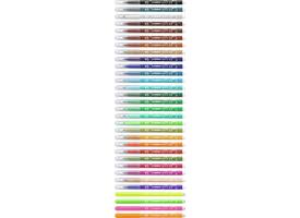 Viltstift STABILO Trio A-Z 378 fijn assorti classpack à 144 stuks