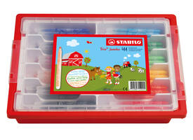 Viltstift STABILO Trio Jumbo 380 XL assorti classpack à 144 stuks