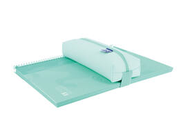 Pennenetui Oxford Live & Go pastel blauw