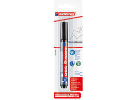 Whiteboardmarker edding 360 rond 1.5-3mm zwart blister à 1 stuk